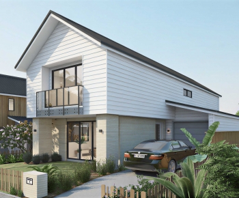 Modern Villa Appearance-ID:318525084