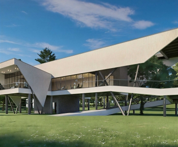 Modern Building Appearance-ID:947139029