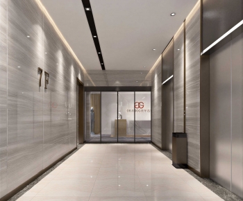 Modern Office Elevator Hall-ID:192869902