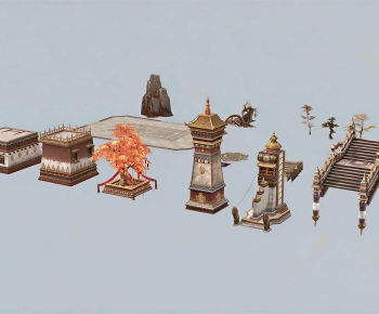 New Chinese Style Garden-ID:791801934