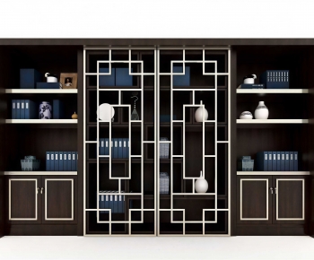 New Chinese Style Chinese Style Bookcase-ID:579956055