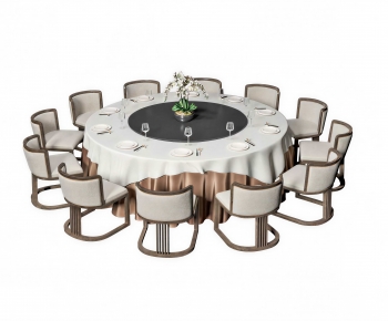 New Chinese Style Dining Table And Chairs-ID:124907022