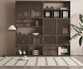 New Chinese Style Bookcase-ID:937989008