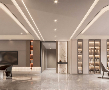 Modern A Living Room-ID:588257076
