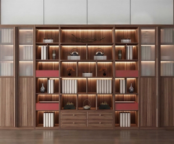 New Chinese Style Bookcase-ID:664076091