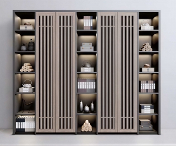 New Chinese Style Bookcase-ID:395843983