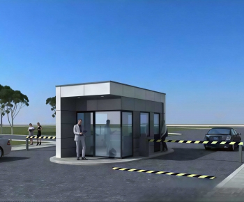 Modern Security Booth-ID:881361017