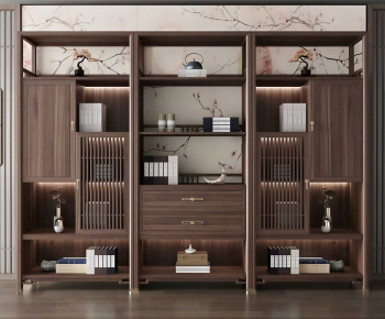 New Chinese Style Bookcase-ID:336071979