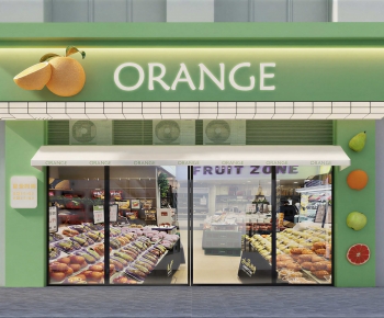 Modern Facade Element-ID:384690056