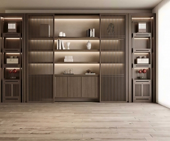 New Chinese Style Bookcase-ID:453661925