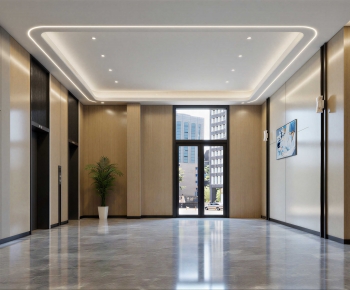 Modern Corridor/elevator Hall-ID:255428081