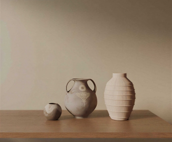 Wabi-sabi Style Clay Pot-ID:888629912