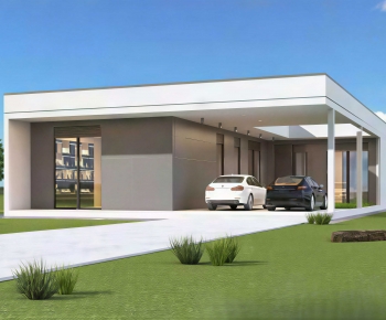 Modern Villa Appearance-ID:659034978