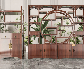 New Chinese Style Antique Rack-ID:433859115