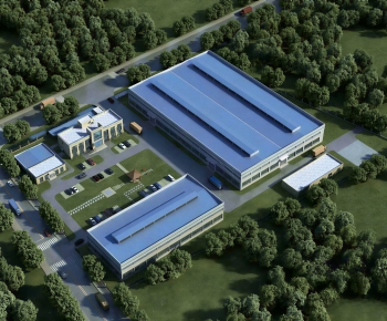 Modern Architectural Bird's-eye View Planning-ID:488998891