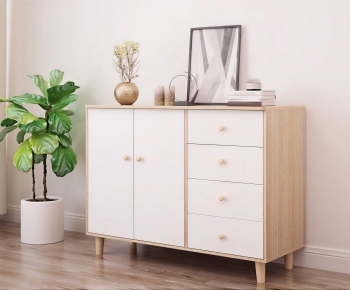 Nordic Style Side Cabinet-ID:355911023