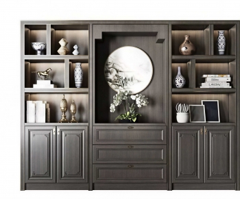 New Chinese Style Bookcase-ID:386282928
