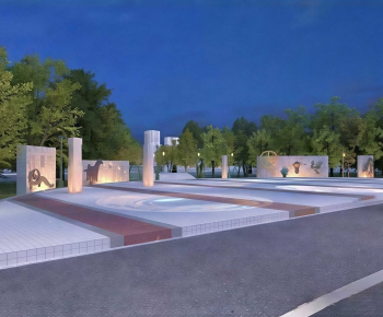 Modern Park Landscape-ID:906373985