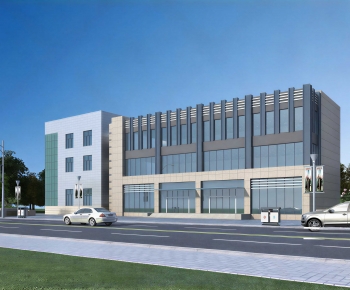 Modern Building Appearance-ID:326968911