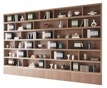 New Chinese Style Bookcase-ID:130691059