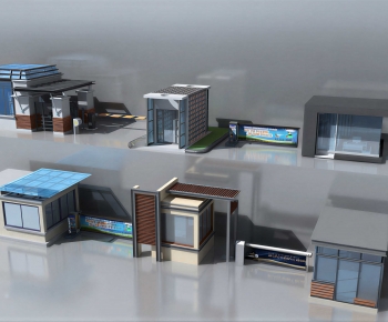 Modern Security Booth-ID:709779394