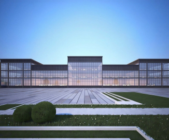 Modern Appearance Of Commercial Building-ID:879544973