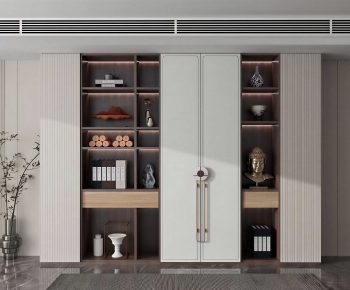 New Chinese Style Decorative Cabinet-ID:163492924