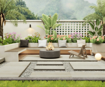 Modern Courtyard/landscape-ID:828356031