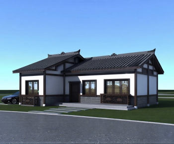 Chinese Style Building Appearance-ID:763150936