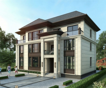 Modern Villa Appearance-ID:714324008