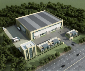 Modern Architectural Bird's-eye View Planning-ID:963335994