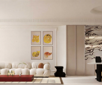 Modern A Living Room-ID:508363019