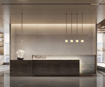 Modern Reception Desk-ID:792068961