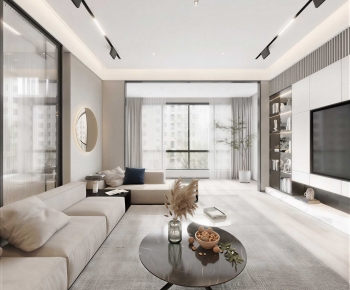 Modern A Living Room-ID:814474117