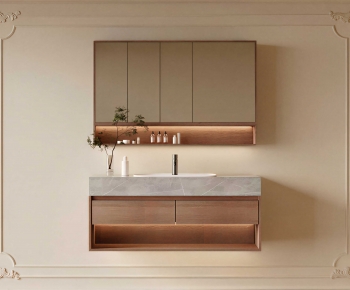 Modern Bathroom Cabinet-ID:696330074