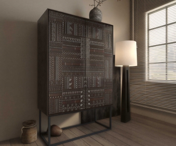 Modern Entrance Cabinet-ID:155388129