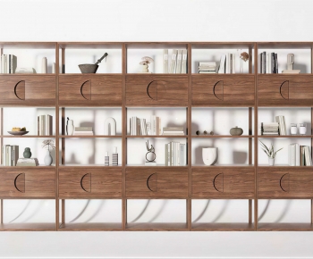 New Chinese Style Bookcase-ID:105633026