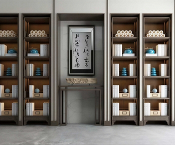 New Chinese Style Bookcase-ID:924829967