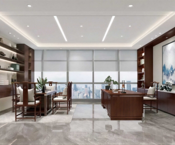 Chinese Style Manager's Office-ID:727399115