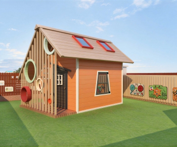 Modern Cartoon House-ID:979830981