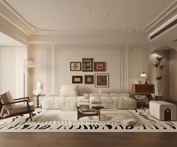 French Style A Living Room-ID:518416887