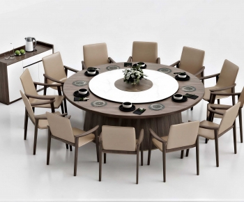 New Chinese Style Dining Table And Chairs-ID:862025024
