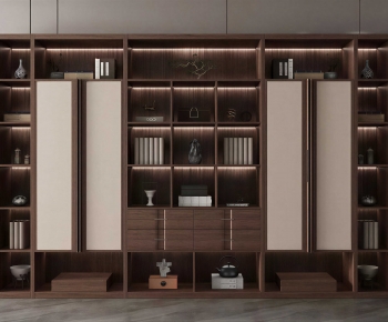 New Chinese Style Bookcase-ID:526201018