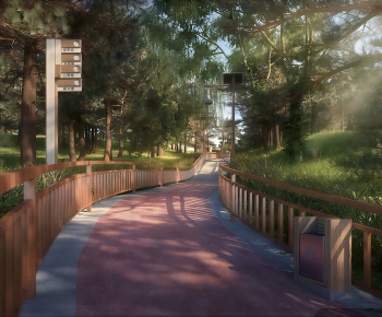 Modern Park Landscape-ID:589832079