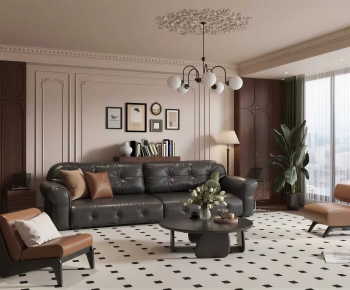 Modern A Living Room-ID:368915081