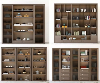 New Chinese Style Chinese Style Bookcase-ID:133847951