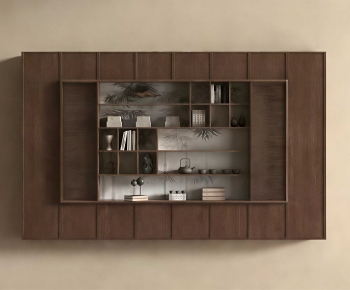 New Chinese Style Bookcase-ID:217938908