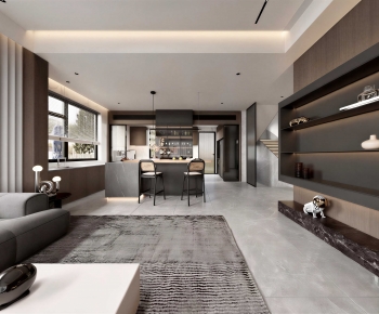 Modern A Living Room-ID:300345908