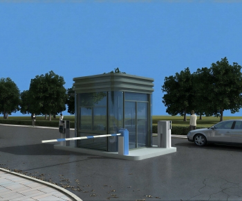 Modern Security Booth-ID:848752984