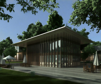 Modern Appearance Of Commercial Building-ID:935004002